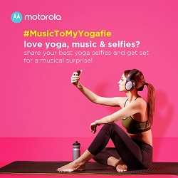 yoga day post Motorola