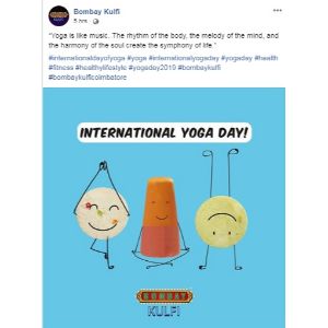 Yoga Day Post Bombay Kulfi