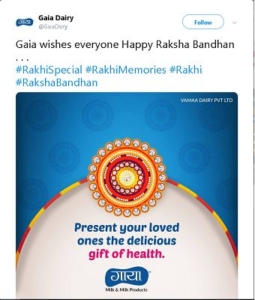 Gaia Diary Raksha Bandhan Post - Digimanic