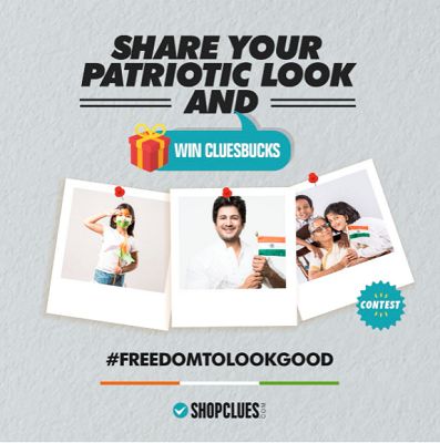 Shopclues Independence day post