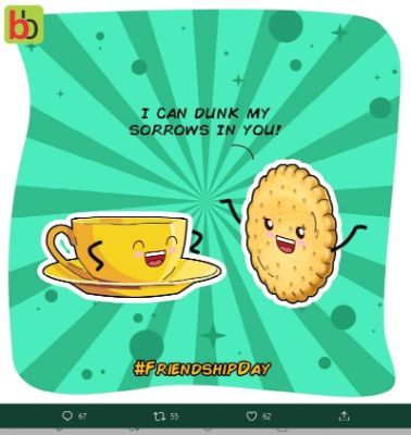 bigbasket friendship day post 2019 - Digimanic