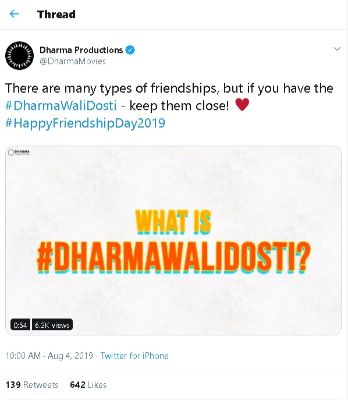 dharma friendship day post - Digimanic
