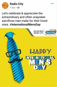 International Mens Day Post - Radio City