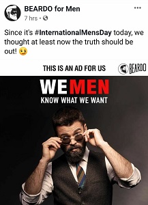 International Mens Day Post - Beardo