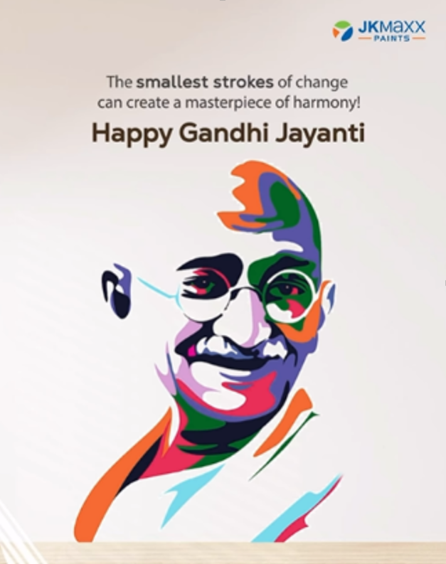 JK Maxx Paints’ Gandhi Jayanti